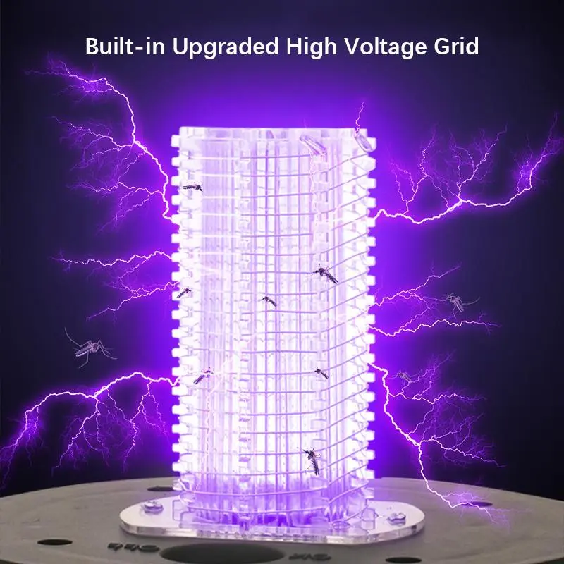 Solar Powered Mosquito Zapper Light, LED Landscape Lighting with UV Light & Mosquito Killer, Outdoor Lighting for Garden Patio Backyard Camping 4