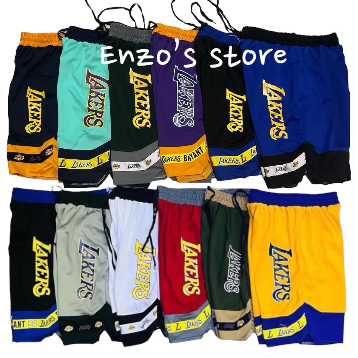 6 pcs short drifit random color fit to (28 to 36 waistline) Casual
