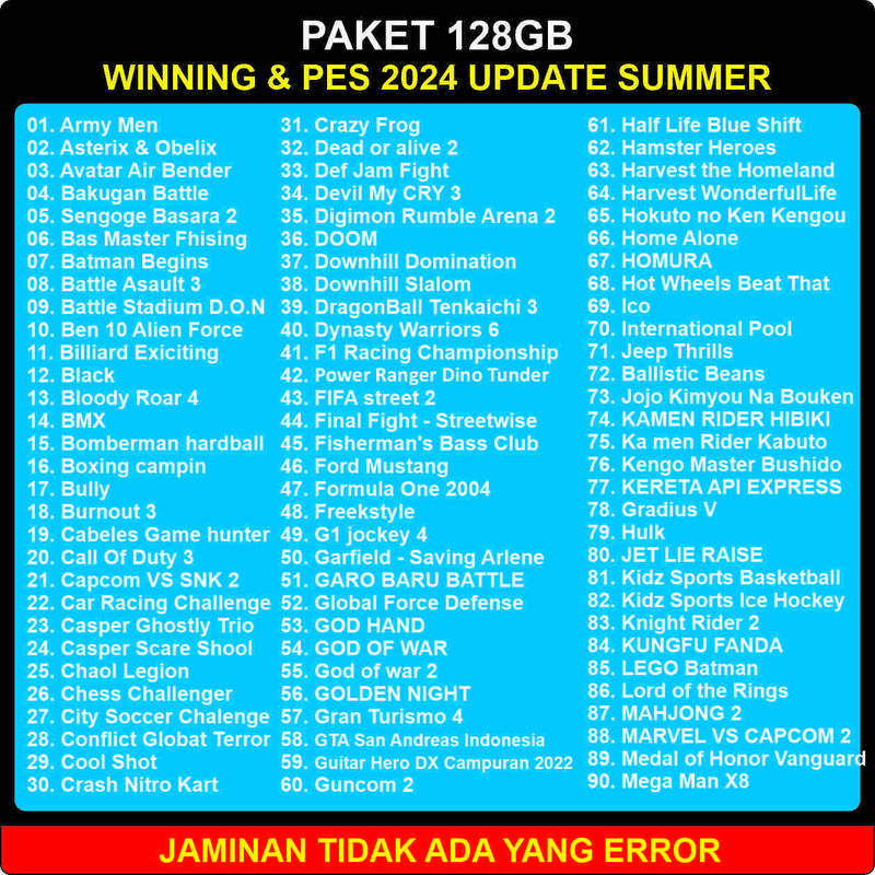 Flashdisk Game PS2 Full 60 Game 4