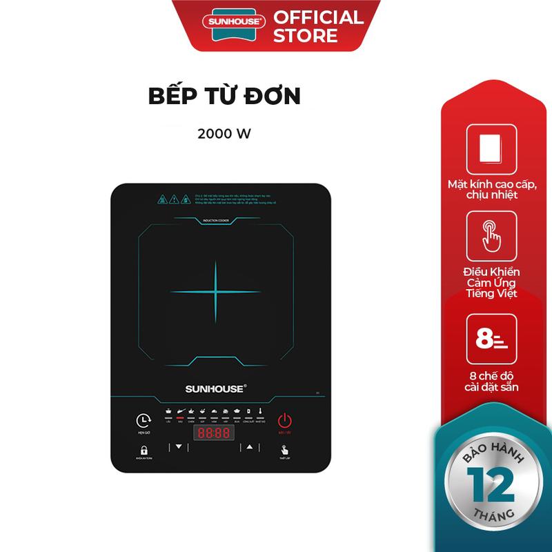 Bếp từ đơn Sunhouse SHD6873 - Công suất 2200W