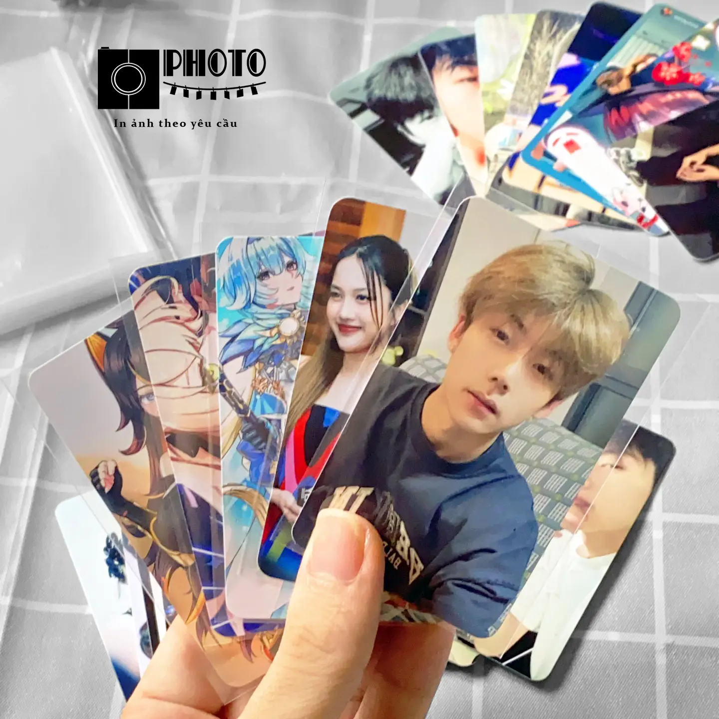 [ Tặng SLEEVES ] In Card Bo Góc Theo Yêu Cầu . In Card 1 mặt , 2 mặt giống hoặc khác nhau không giới hạn mẫu in .