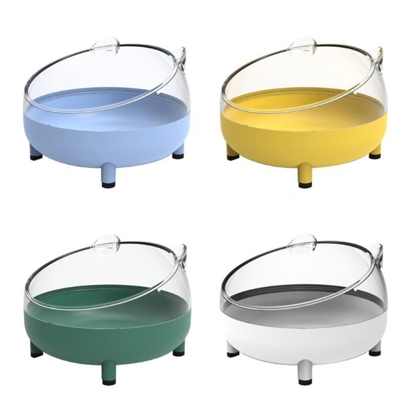 Product Introduction of Non-slip Crash Elevated Cat Dog Bowl 15 Degrees Raised PP Cat Food Bowls Safeguard Neck Puppy Cat Feeding Supplies Pet Supplies 8