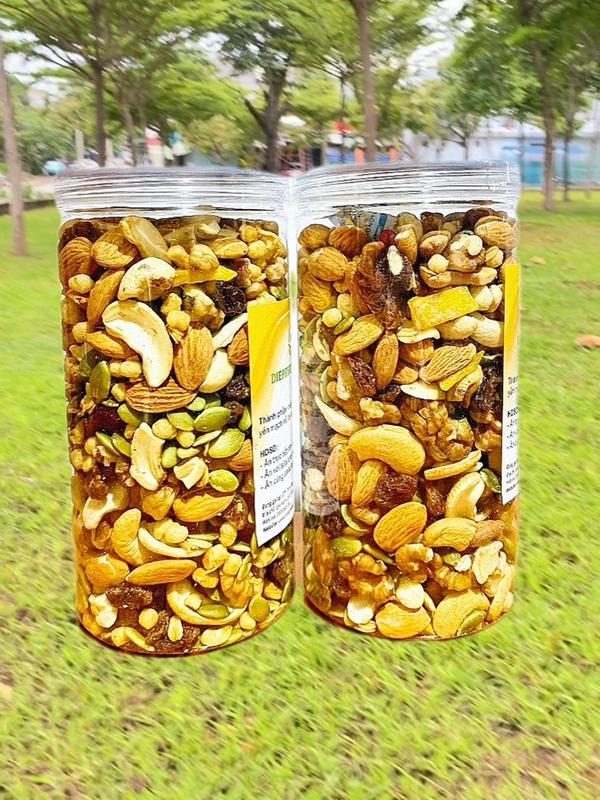 500GR HỘP GRANOLA - NGŨ CỐC DINH DƯỠNG - CẢ NHÀ CÙNG VUI