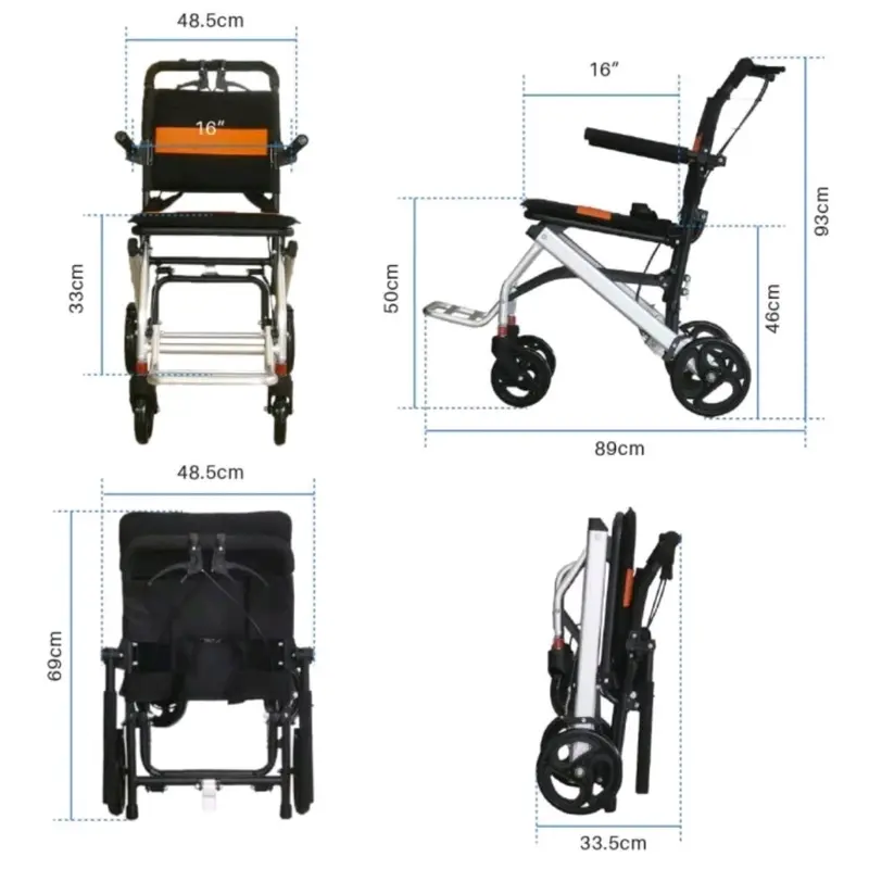 Korsiroda Travel Haji Umroh Gampang di Lipat & Super Enteng FC800 RMS Travelling Wheelchair 4