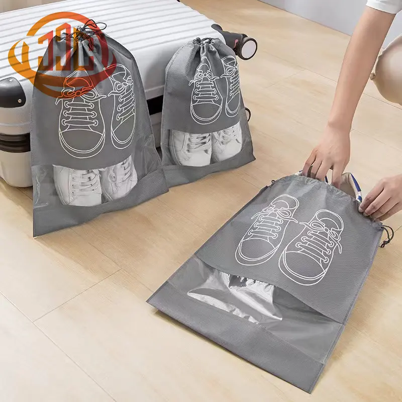 JJC. Waterproof Shoe Bag Travel Drawstring Shoe Bag Pouch Personalized Shoe Bag