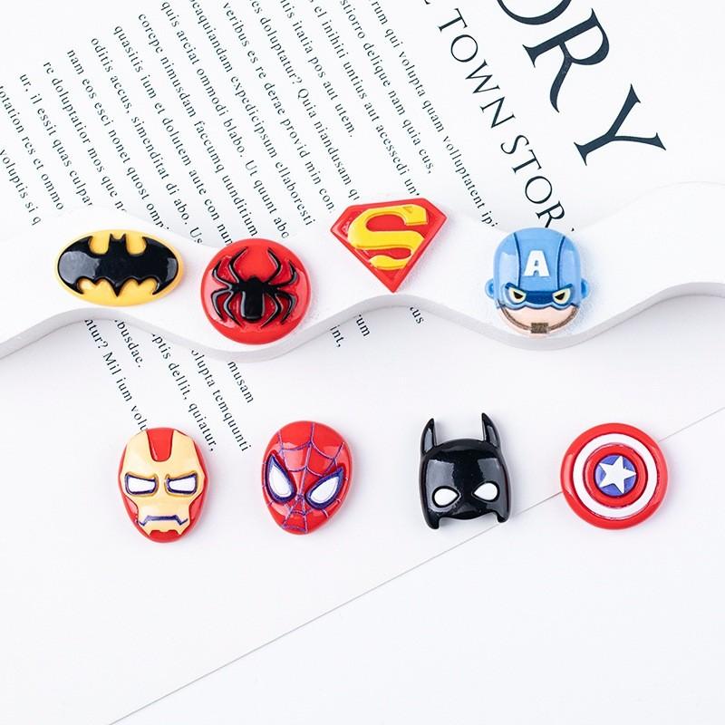 Product Introduction of Set 8 charm,sticker 3D Siêu Anh Hùng gắn dép sục,dép cá sấu siêu ngầu-siêu đẹp!! 2