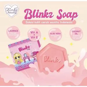 Blinkz Soap 60gr Face Soap / Body Soap Mencerahkan Melembutkan Kulit Tubuh Memutihkan Pencerah