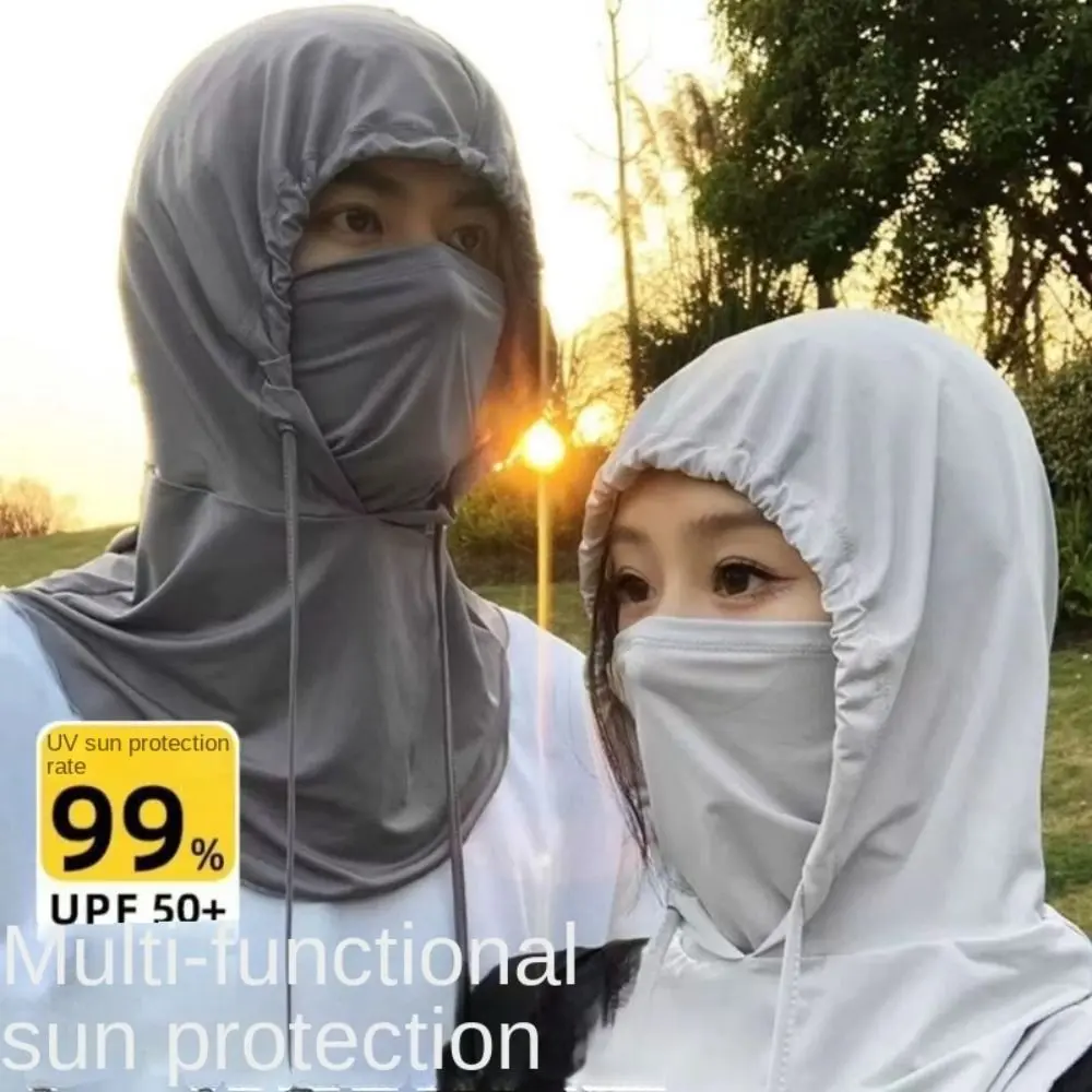 Mặt Nạ Chống Nắng, Thời Trang, Có Bảo Vệ UV, Thoáng Khí, Bảo Vệ Cổ, Kiểu Balaclava, Mũ Chống Nắng, Thích Hợp Cho Mùa Hè Phụ Kiện Đội Đầu