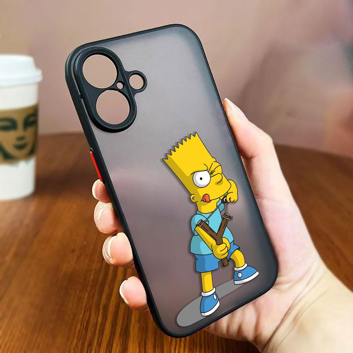 Funny Cute Simpsons Custom Photo Matte Phone Case For Xiaomi 14T 12T 12 12X  11 11T