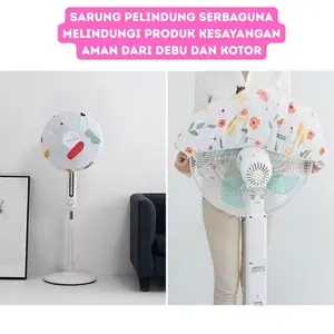 Sarung Pelindung Debu Serba Guna | Cover Penutup Kipas Angin | Sarung Cover Kipas Angin Anti Debu | Fan Cover Penutup dan Pelindung Kipas Angin DMO  AK17