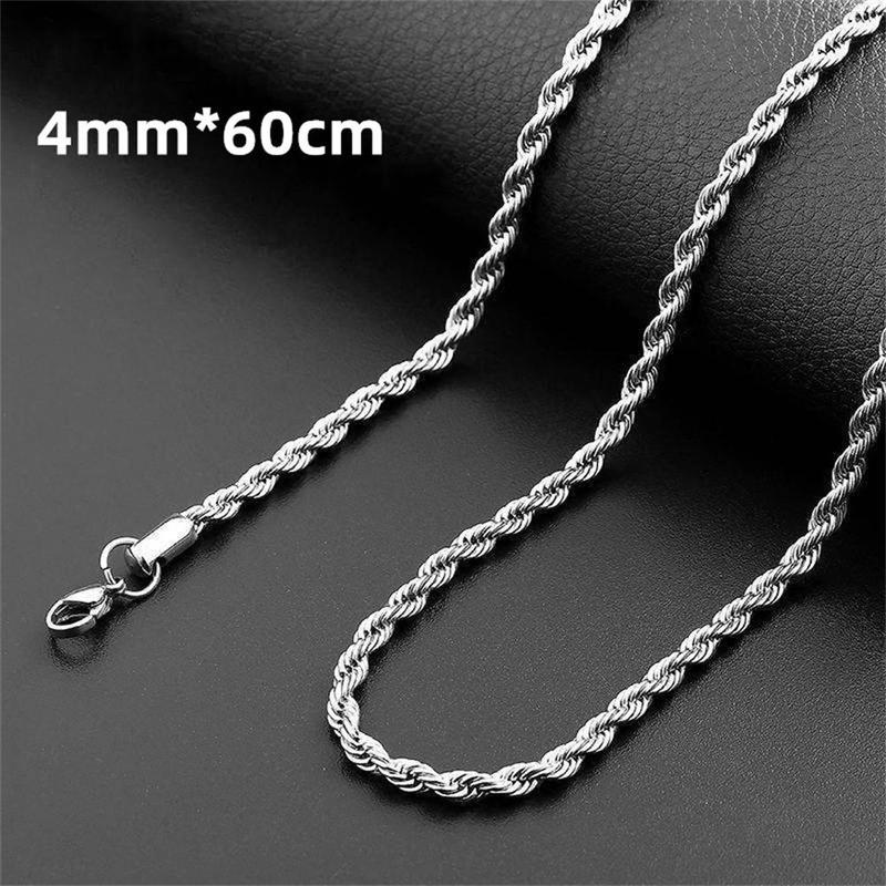Product Introduction of Sleek Stainless Steel Box Chain Necklace for Men Casual Party Wear 2
