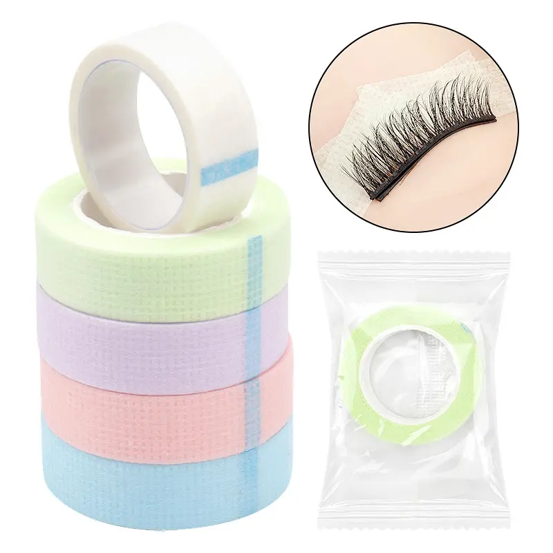 4.5M/Roll Eyelash Extension Lint Breathable Non-woven Cloth Adhesive Tape Medical Paper Tape for False Lashes Patch Makeup Tools