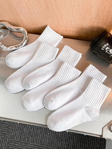 Calcetines cortos para mujer, absorbentes de sudor y antiodor, paquete múltiple de calcetines básicos a media pantorrilla, Calzado femenino