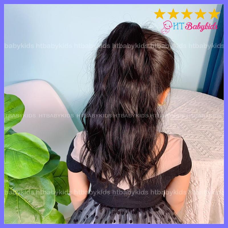 Ngoạm Tóc Giả Xù Mì Cho Bé Gái