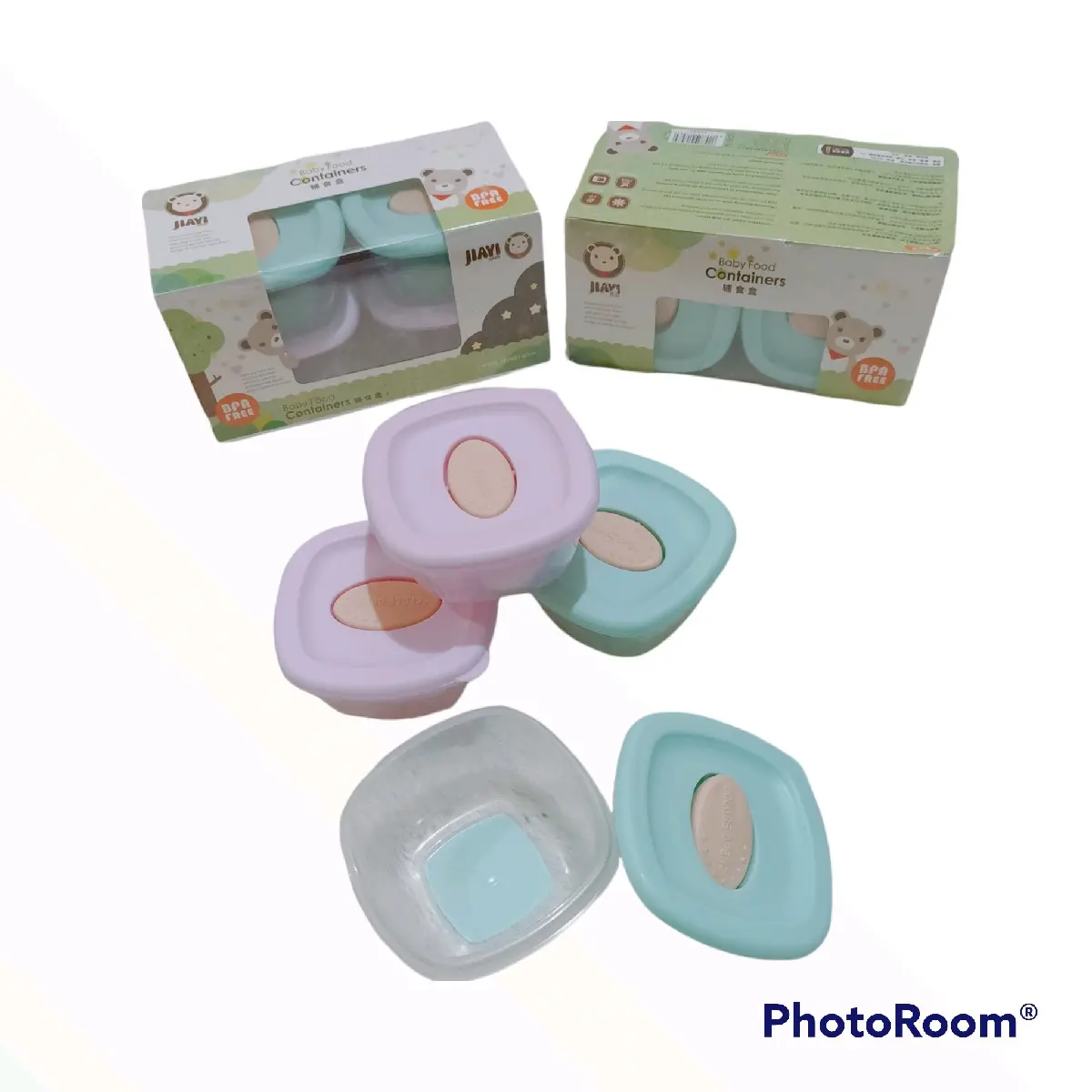 Baby Food Container 1 pcs WADAH MPASI BAYI | MICROWAVE & STERILIZER SAVE | BPA FREE Kedap Udara