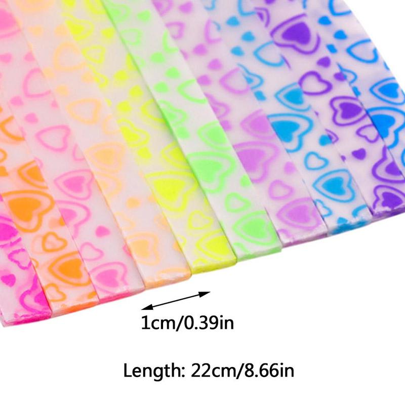 10 màu 210 tờ Giấy ngôi sao Origami hình ngôi sao may mắn tự làm Dải Origami thủ công V2I0 1
