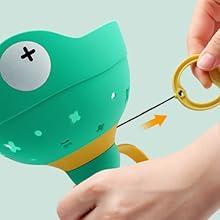 Product Introduction of Fullware Garden Outdoor Toys Games Kids Toddlers Children Age 3-5 8-12, Flying Disc Launcher & Capture Toys, 2 Pack & 12 Discs, Family & Party games, Dog Cat Toys - Gift for Boys Girls(Green+Green) 11