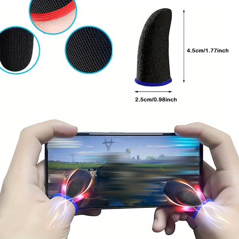 Product Introduction of 6pcs Mobile Game Control Finger Sleeve Set Sweatproof Breathable Suitable for Touch Screen for PUBG/Mobile Legends/Knives Out 7