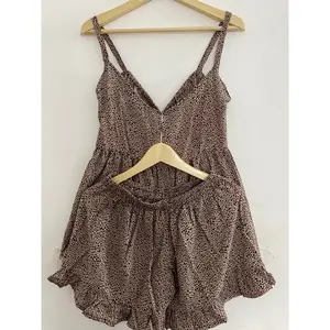 SET TANKTOP PENDEK JUMBO MUAT 30-100KG Rayon adem