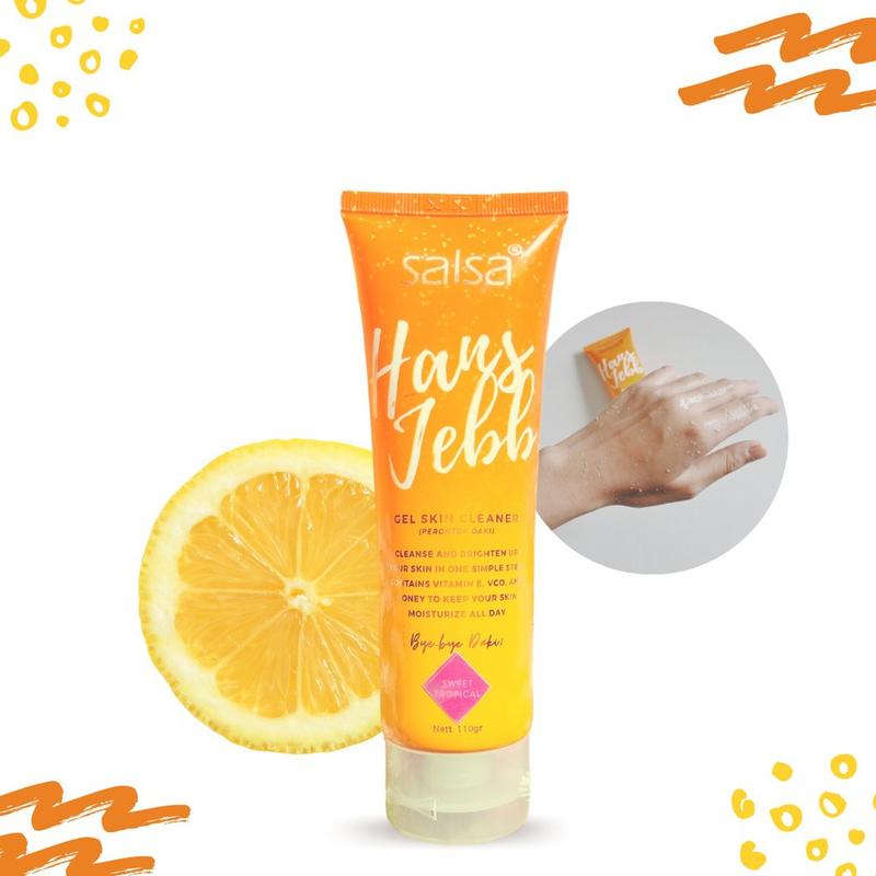 Salsa Hans Jebb Peeling Gel Perontok Daki - 110 gram Exfoliasi Ketiak Kotoran Lemon 2