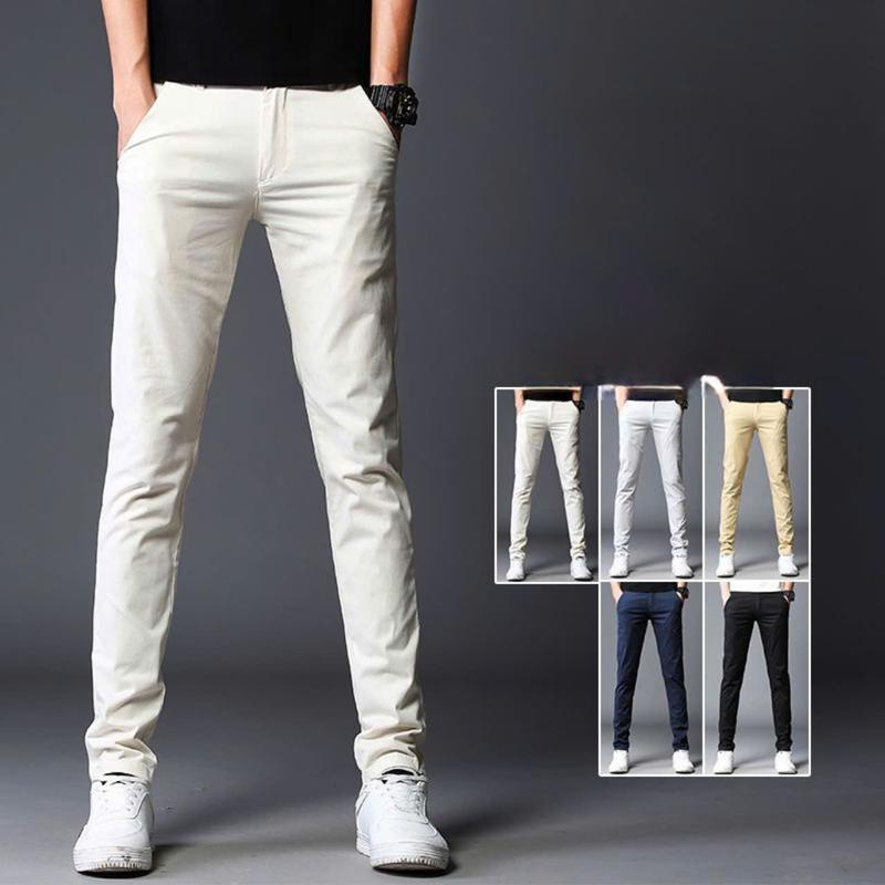 Quần dài Kaki Chất cotton co giãn Form slim - vải dày Trang Phục không thể thiếu cho moi lứa tuổi Menswear