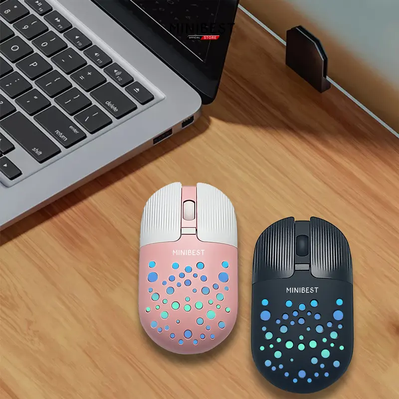 MINIBEST MN B398 Mouse  Wireless Bluetooth dengan Receiver USB untuk PC Laptop 6
