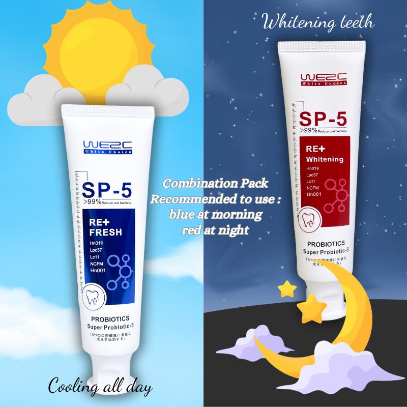 WE2C 【SP-5 Probiotic toothpaste】, whitening teeth, cleaning mouth ...
