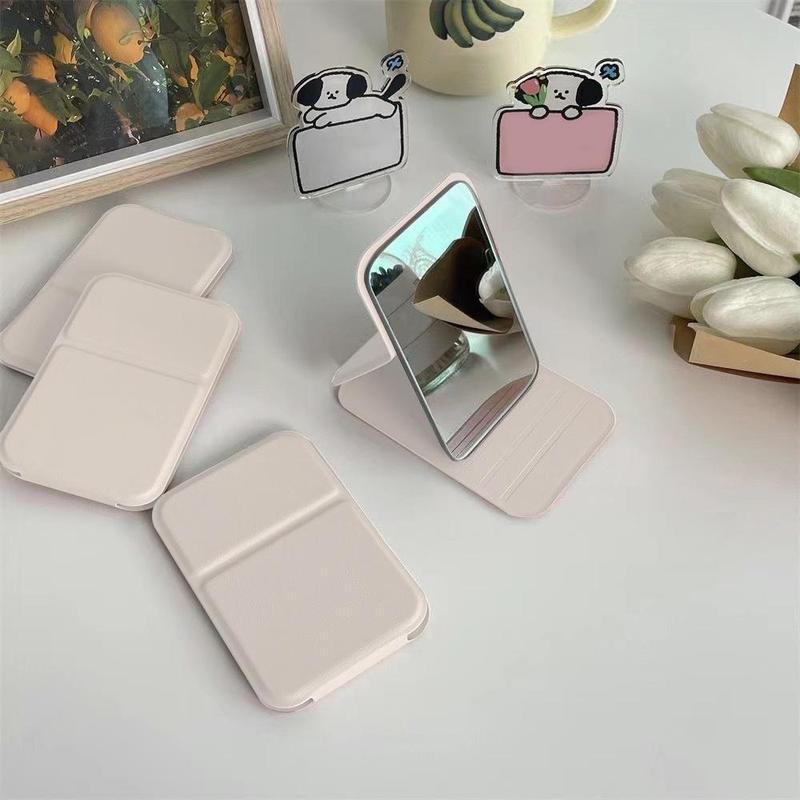 Portable Foldable Makeup Mirror, Adjustable Mini Mirror, Foldable Mirror for Dormitory & Office, Makeup Tools for Women & Girls, Beauty Mirror 5
