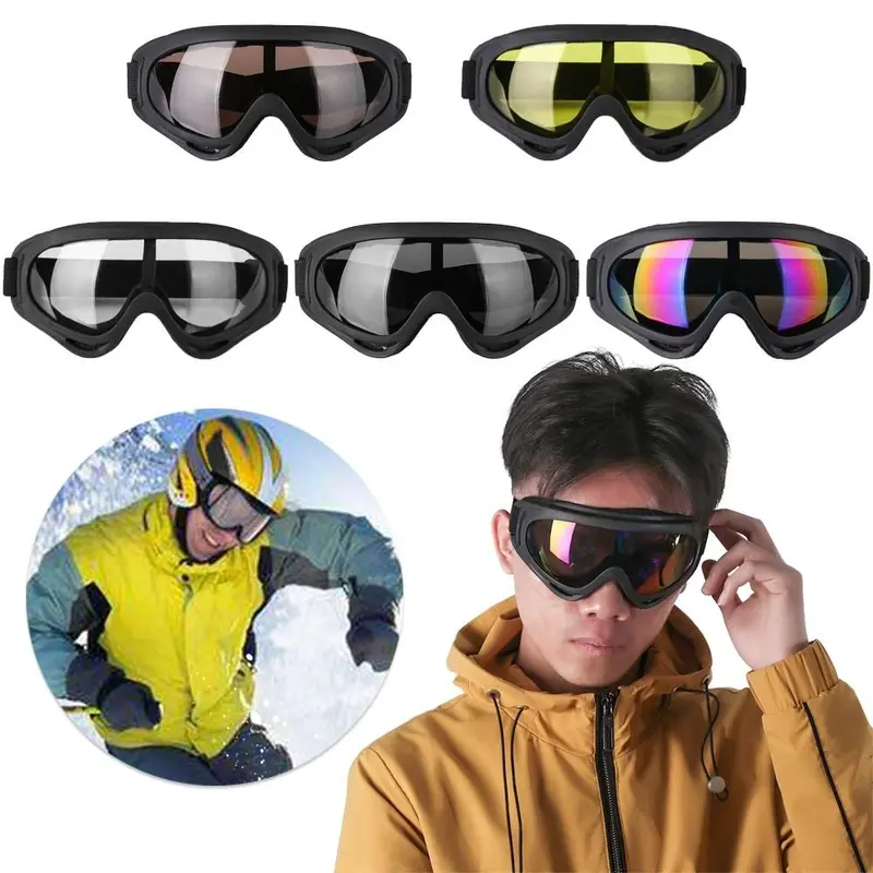 Kính Bảo Hộ Trượt Tuyết Đi Xe Đạp Moto, Chống Bụi, Chống Tuyết, Chống Gió Mùa Đông, Gọng Ống Kính, Kính Trượt Tuyết, Kính Mắt, Hàng Mới Về 1