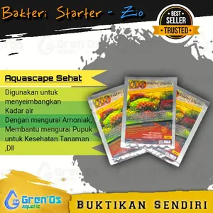 Zio Bakteri Starter Aquascape / Bakteri penjernih Air Aquarium