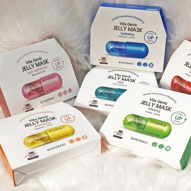 Mặt nạ viên thuốc BNBG Jelly Mask 30ml - Hộp 10 miếng Skincare Vitamin C dưỡng trắng