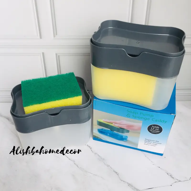 Dispenser Sabun Spons/Tempat Sabun Soap Pump Serbaguna Multifungsi 1