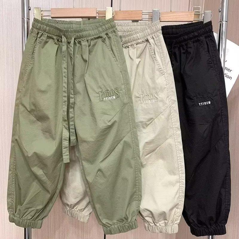 Product Introduction of Quần Cotton Nguyên Chất, Cho Bé Trai, Phù Hợp Cho Trẻ 6-15 Tuổi, Trẻ Trung Và Lớn, Thích Hợp Cho Mùa Xuân Và Mùa Thu, Mỏng, Quần Chống Muỗi, Quần Đẹp Trai Phong Cách Hàn Quốc, Thời Trang 4