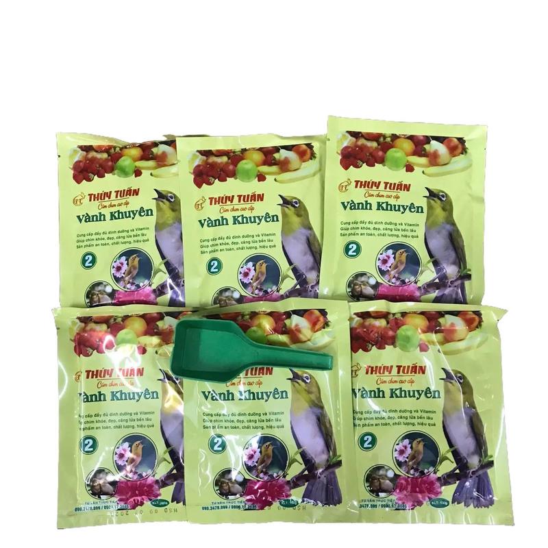 Combo 5 Và 6 Gói Khuyên 2 Thúy Tuấn 100Gr Giúp Chim Căng Líu - Cám Chim Vành Khuyên 2 Thúy Tuấn cám  khuyên