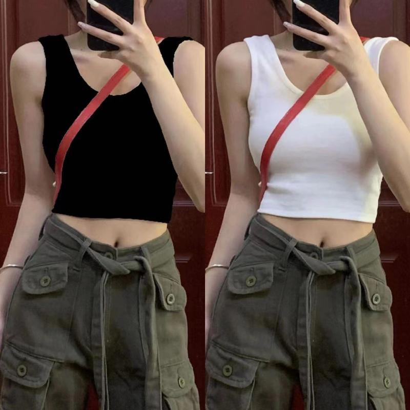 Product Introduction of New summer 2025 off-shoulder crop top for women, suitable for both outerwear and layering 2