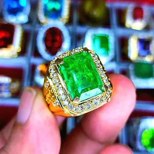 CINCIN PRIA TERMURAH ZAMBRUD COLOMBIA ASLI TOP QUALITY
