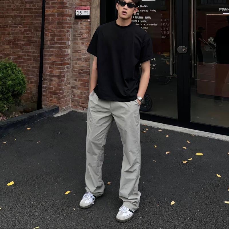  Quần kaki ỐNG XUÔNG cho nam SANBAI.STORE trecking vận động leo núi 2 phiên bản mỏng và vải dầy 