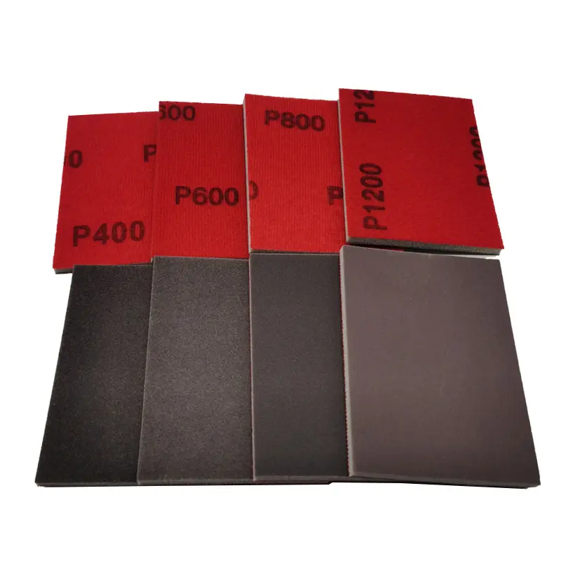 Nhám xốp 75x100mm P180 P240 P320 P400 P500 P600 P1200 P1500 P2000 P3000 có 1 mặt dính nhám chà đánh bóng 1