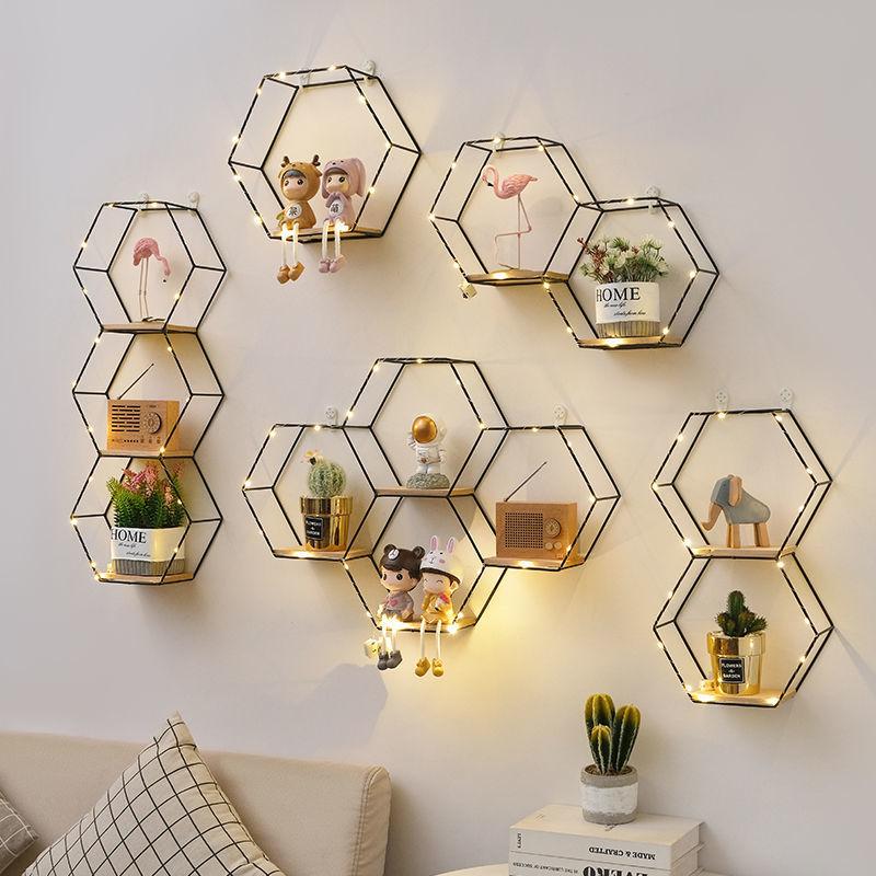 Giá Để Đồ Gắn Tường, Không Cần Đục Lỗ, Thiết Kế Tối Giản Và Sáng Tạo, Phong Cách Bắc Âu, Thích Hợp Để Trang Trí Tường Phòng Khách Phòng Ngủ Và Phòng Ăn, Giá Để Đồ Phòng Decor Đựng Sách Kệ Sách Trưng Bày Decor Phòng 3