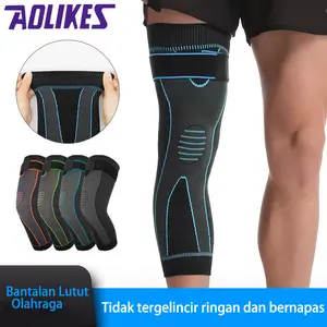 AOLIKES Pelindung Lutut / Full Support Knee Pad / Sports Leg Sleeves / Pelindung Lutut Olahraga