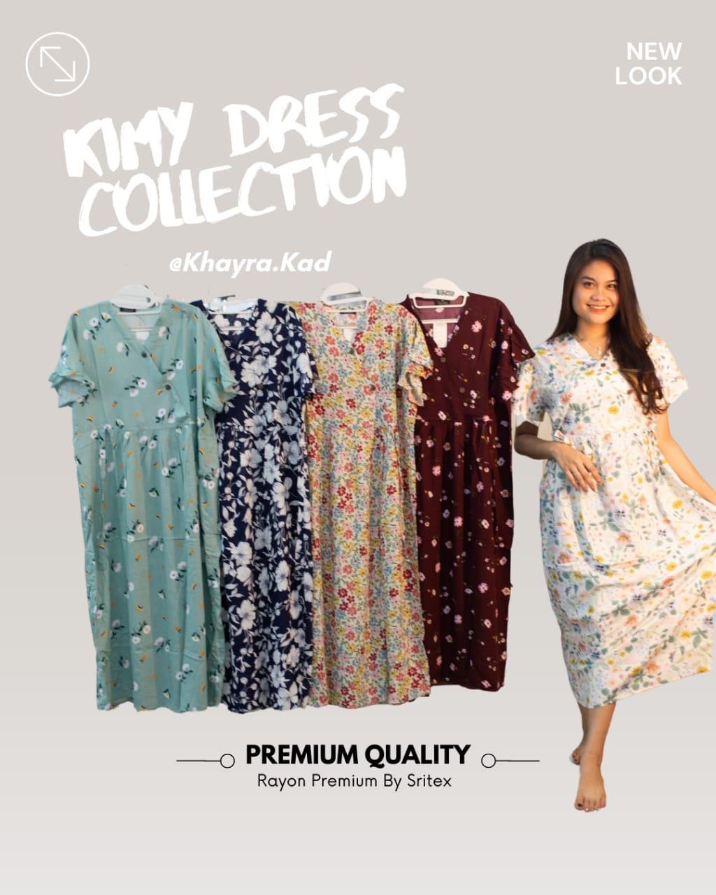 Kimi Dress bahan Rayon Premium