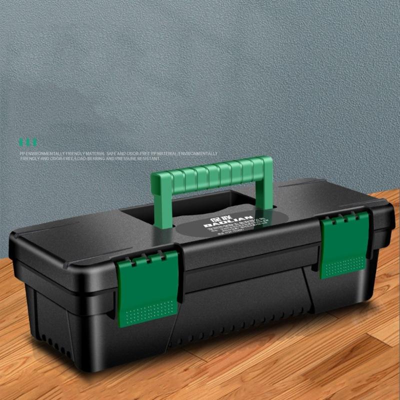 Product Introduction of Durable PP Hardware Tool Box Tool Organizer Toolbox Tool Storage Box Thickened Portable Parts Box 11
