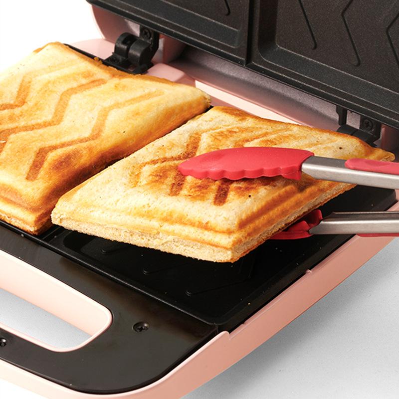Cross-Border New Mini Automatic Toaster Multi-Functional Double Side Heating Household Sandwich Breakfast Machine Multi-Purpose 2