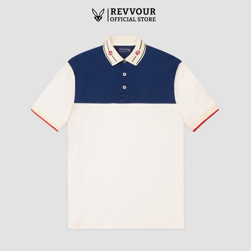 Áo Polo Nam Mero Cotton Cá Sấu (100% Cotton) Co Giãn 4 Chiều/ Form Regular - REVVOUR Menswear áo polo có hộp đựng tặng quà