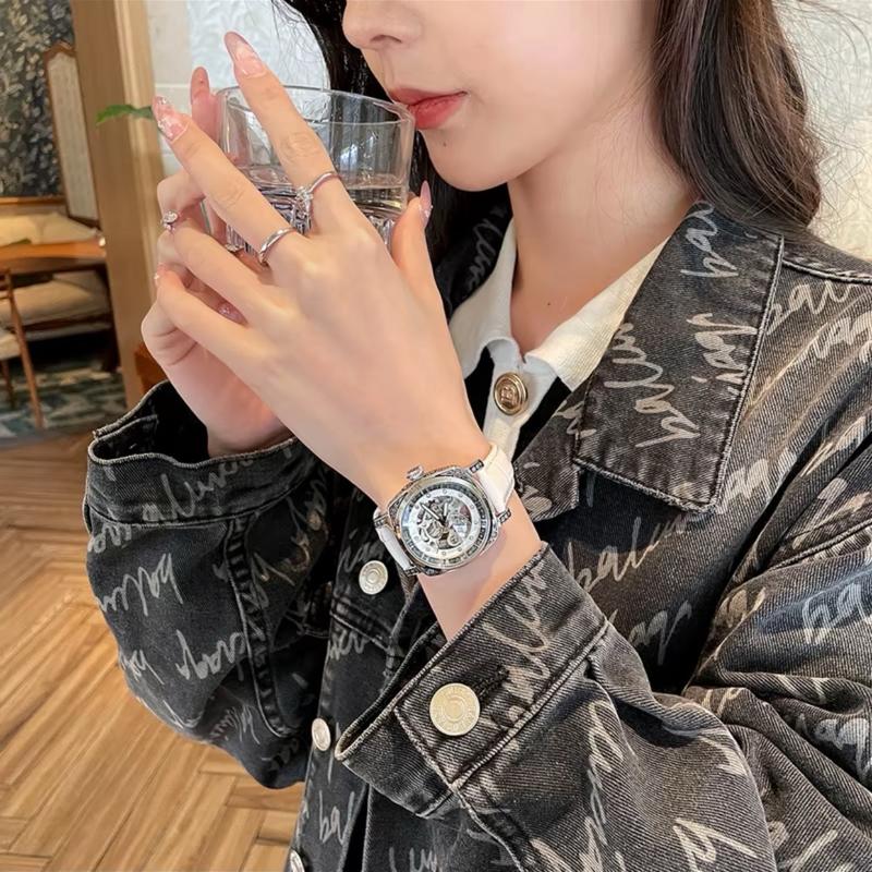 T17 - Đồng hồ cơ nữ chính hãng,sang trọng chạy cơ tự động chống nước tốt (tặng kèm pin + hộp đồng hồ ) đồng  hồ đồng  hồ women watch