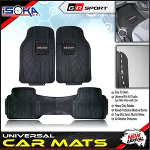 KARPET KARET MOBIL LOGO GR SPORT TRD MOMO MUGEN PACKYPODA ALAS KAKI UNIVERSAL AGYA RUSH INNOVA BRIO AVANZA XPANDER