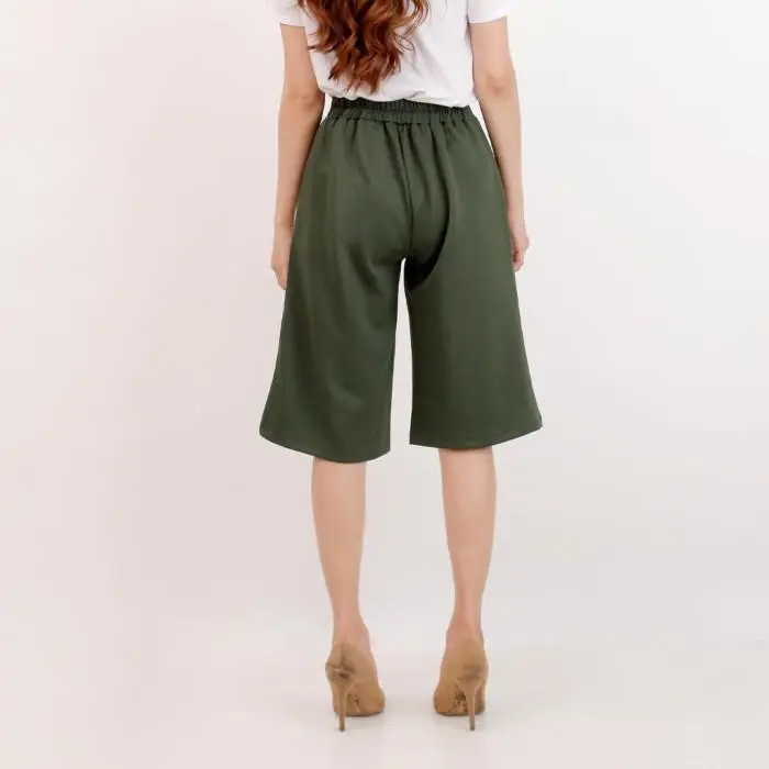 100RIBU DAPAT 5PCS KULOT PENDEK 7/8 CRINKLE AIRFLOW / CELANA KULOT PENDEK WANITA (BISA COD) 2
