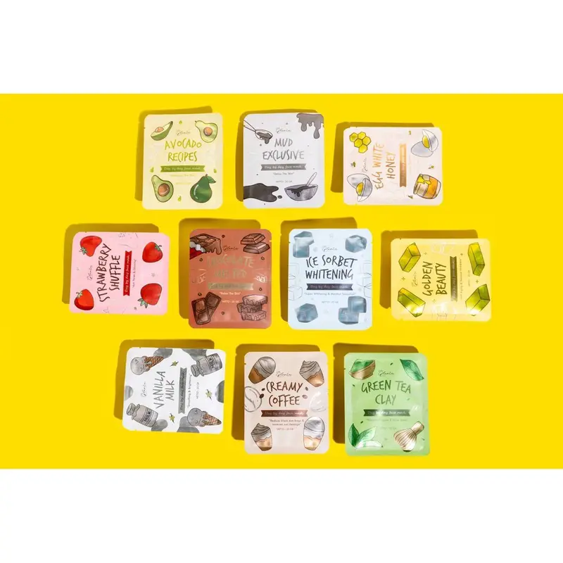 (READY) Lea Travel Size 10 gram Face Mask Day by Day Masker Wajah BPOM 3