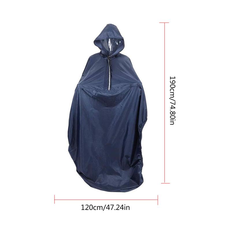 Product Introduction of Waterproof Wheelchair Poncho Reflective Rainproof Hooded Cape Raincoat Disabled 0
