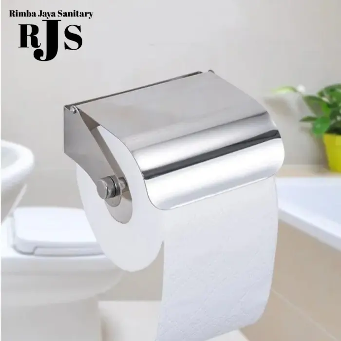 Tempat Tissue Roll Kamar Mandi Stainless/Tempat Tissue Toilet